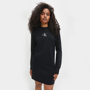 Calvin Klein dámské černé mikinové šaty - S (BEH)